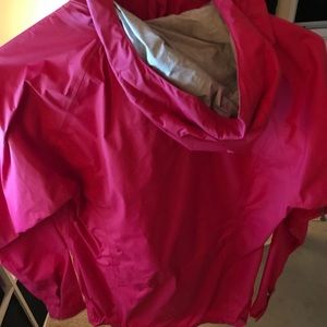 North face rain coat